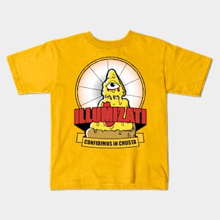 Illumizati Secret Pizza Organization Kids T-Shirt